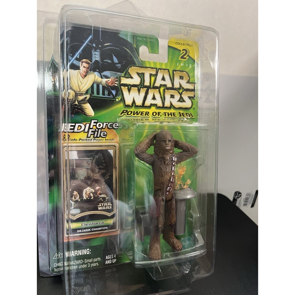 Star Wars POTJ‎ Chewbacca Dejarik Champion Figure Hasbro 2000 NEW SEALED